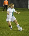during the game Tuesday night at The Viking Arena where the Lady Vikings played host to the Lady Indians. September 27, 2011.
