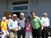 Gov. Mitch Daniels with Times Columnist Philip Potempa and parents Chester and Peggy July 2008