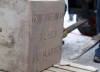 Masons remove old school cornerstone