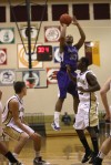 Merrillville's Jeremiah Jones takes a shot