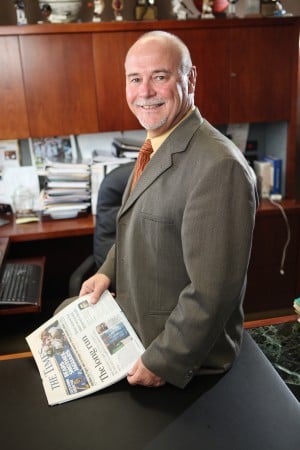 Times publisher receives international newspaper industry honor