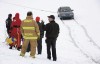Stolen car pushed onto lake  