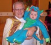 Costumed creatures get blessing