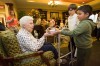 Students sing carols for seniors