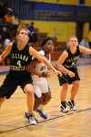 Bloom Trail's Angenay Williams watches the ball