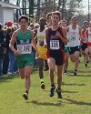 Taylor Bisacchi, Valpo; Kyle Eller, Lowell, cross country