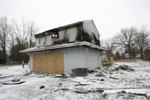 Fire destroys home under construction in Porter