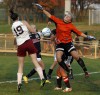 Lowell goalie Morgan Born