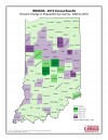 Percent change of Indiana's population since 2000