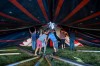 Teaming up on tent