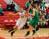 Hobart's Kara Cooke drives against Valparaiso