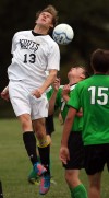 Kouts soccer player Jordan Greavu