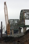 Demolition of Nine Span Bridge, Indianapolis Boulevard, Hammond.