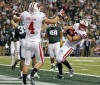 No. 15 Wisconsin beats No. 11 Michigan State 42-39