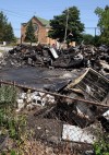 Fire of suspicious orgin destroys condemned vacant restaurant