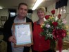 Former Hebron chief honored on retirement