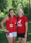 SBHPLAYEROFYEAR Andrean's pitcher, Nikki Steinbach, and Coach of the Year, Brooke Baker-Runyon