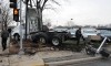 Semitractor rams into Lansing car dealership