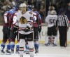 Blackhawks' streak ends with loss to Avs  