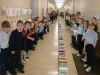 Students creatively mark first hundred days of school