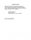 Valparaiso Lakes Area Conservancy District Finance Committee