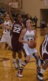 Chesterton's Brooke Gardner looks to the basket