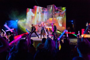 OFFBEAT: Six Flags launches nightly laser, music stage production