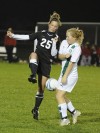 during the game Tuesday night at The Viking Arena where the Lady Vikings played host to the Lady Indians. September 27, 2011.