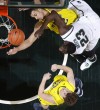 Draymond Green, Jordan Morgan, Zack Novak