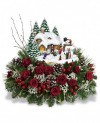 Thomas Kinkade-Teleflora "Winter Wonder" 2012 Floral Keepsake