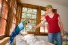 Parrot alerts woman to potential intruders
