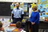 Crown Point Post Office visits St. Mary Catholic School third graders