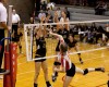 Griffith Panthers play Andrean 59ers in a regional championship volleyball match. 