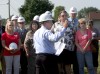 Ground breaking for store in cedar lake
