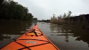 Paddling on Little Calumet