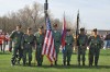 Honor Guard attends opening ceremonies for Lansing Little League
