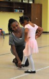 Instructor dances with the stars  