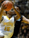 Valparaiso's Erik Buggs drives for a layup