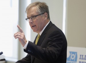 Caterpillar CEO backs GOP businessman for governor