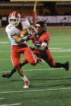Crown Point sophomore running back Tristan Peterson