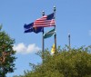 Patriotic workers spread the word about flag honoring veterans