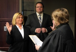 Lisa Moser sworn in as new county court commissioner