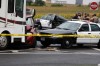 Bank robbery ends in chase, crash  