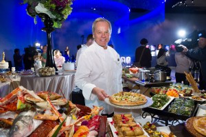 Showy spread: At-home Oscar party fare can have the flair of Wolfgang Puck's menus