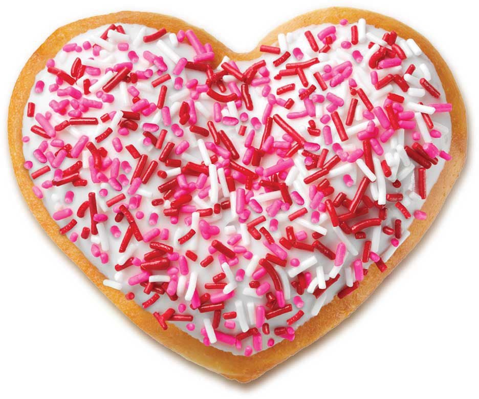 Happy hearts Krispy Kreme offers heartshaped Valentine’s Day