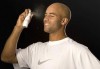Tennis star James Blake pushing Evian face spray  