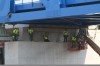 Bridge weighing 2,350 tons installed