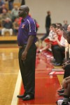 Hammond's Larry Moore Jr. reacts during Friday's game against Munster.