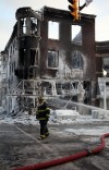 Whiting firefighters work to contain hot spots in downtown building 
