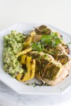 Don't toss the pineapple skin; use it on the grill